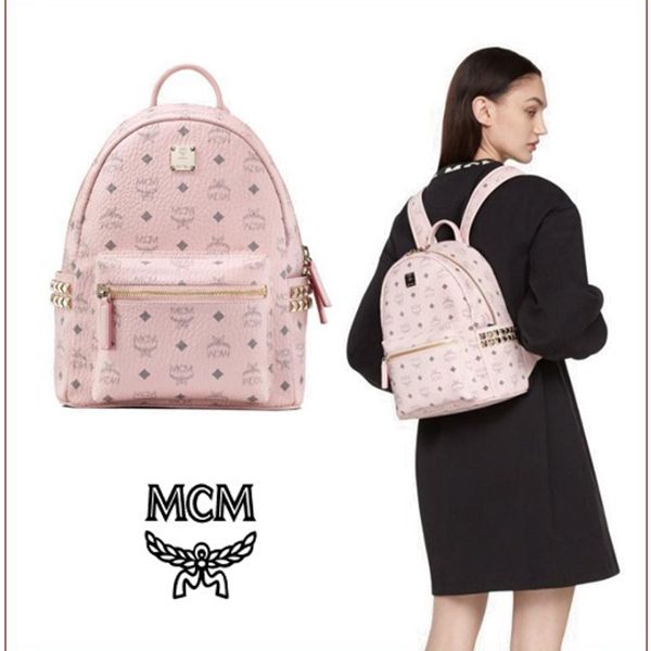 MCM リュック ピンクPink Mini Stark バックパック MCM コピー